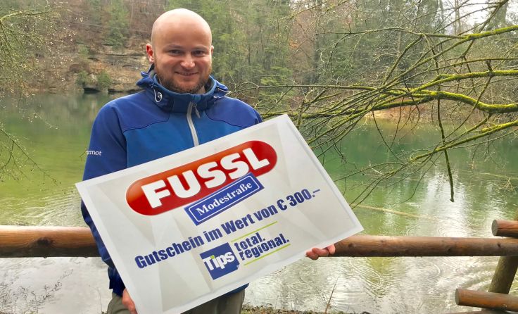 Glücklicher Gewinner aus Ohlsdorf. Foto: Tom Leitner