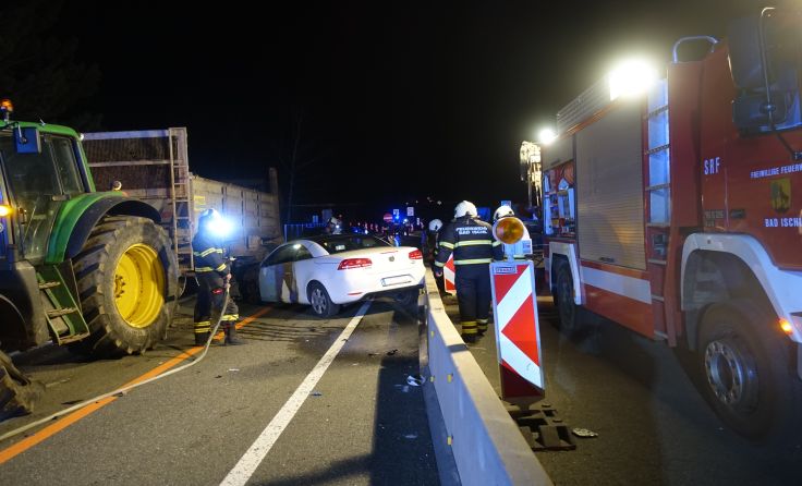 Crash forderte eine leichtverletzte Person. Foto: FF Bad Ischl