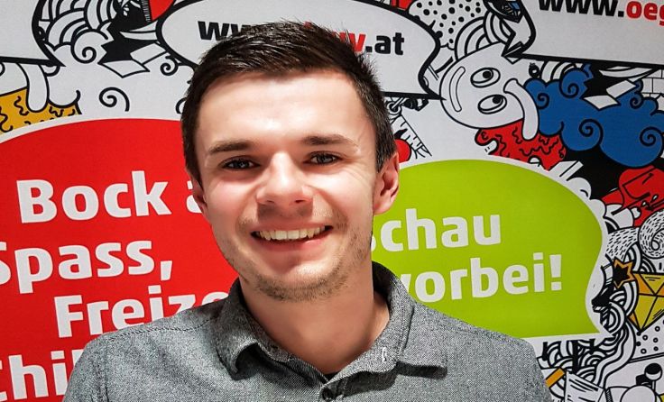 Lukas Spitzer geht mit viel Motivation an die Arbeit. Foto: JCUV