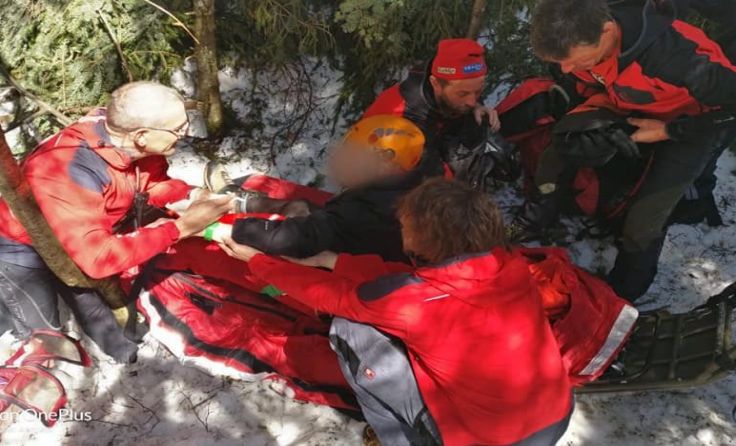 Frau wurde von Bergrettung ins Tal gebracht. Foto: Bergrettung Bad Goisern