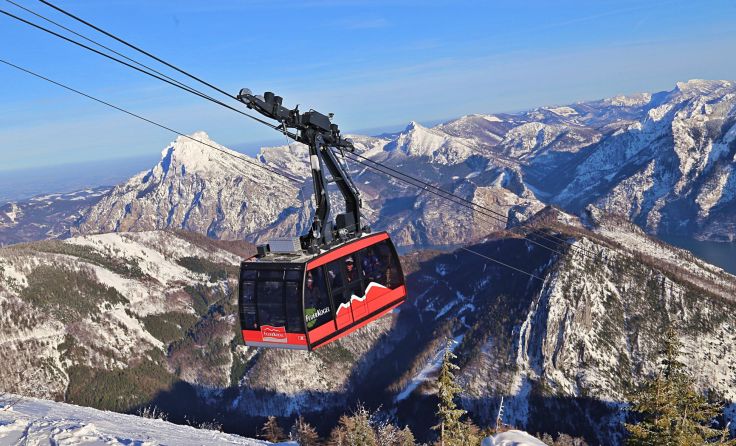 Auch die Feuerkogel-Seilbahn gehört zur oö. Seilbahnholding. Foto: Hörmandinger