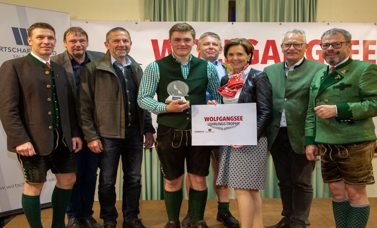 Die Initiatoren der „Wolfgangsee-Lehrlingstrophy“.Foto: WB/Chris Hofer