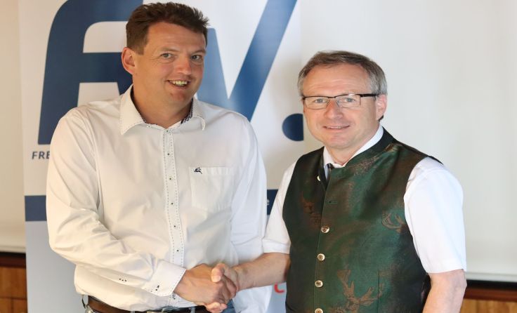 Michael Fürtbauer, Wolfgang Klinger (v. li.) Foto: Freiheitliche Wirtschaft