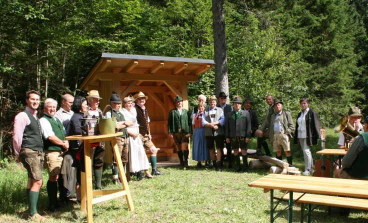 Eröffnungsfeier des neuen Rastplatzes in Goisern. Foto: Chr. Besendorfer