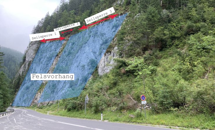 Gosau bekommt Steinschlagchutz. Foto: Land OÖ / Abteilung BauNe