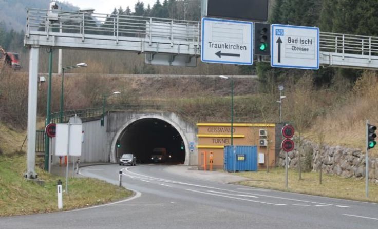 Geißwandtunnel bei Traunkirchen wird gewartet. Foto: Tips