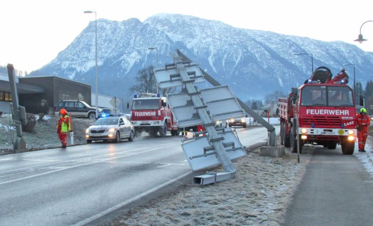 Feuerwehr im Einsatz. Foto: FF Bad Goisern