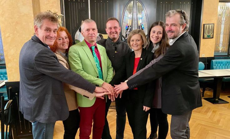 Rote und Grüne haben sich gefunden und wollen nun Gemeinsamkeiten umsetzen. Foto: Tom Leitner