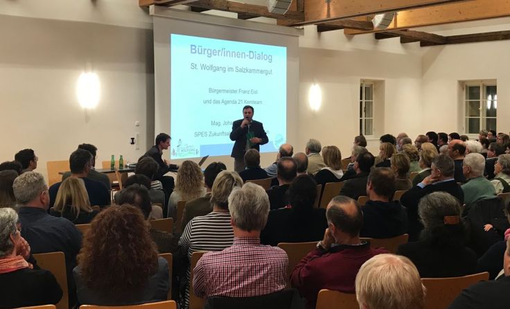 Erfolgreicher Bürgerdialog von St. Wolfgang. Foto: SPES-Akademie 