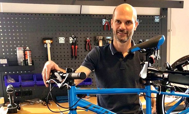 Wolfhard Schwab betreibt Rad-Werkstatt in Bad Ischl. Foto: WKO