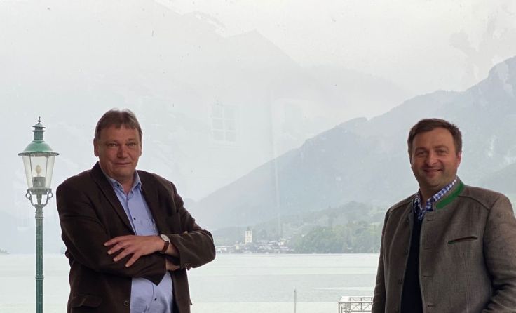 Die Bürgermeister Otto Kloiber, Josef Weikinger, und Franz Eisl (v. li.) Foto: Perfaller PR