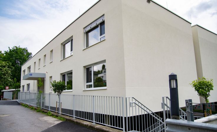 Außenansicht des neuen Wohnhauses in der Gmundener Georgstraße. Foto: Lebenshilfe Oberösterreich
