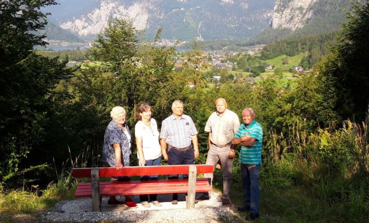 Der Vorstand des Verschönerungsverein Obertraun. Foto: Peter Perstl