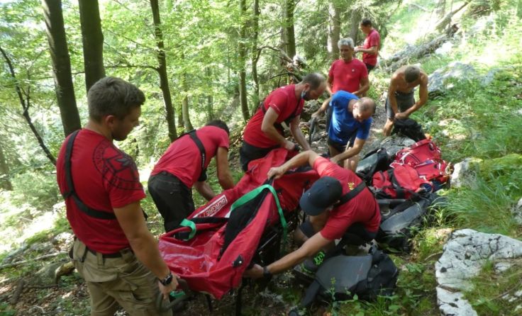 Bergrettung im Einsatz. Foto: BRD Bad Goisern