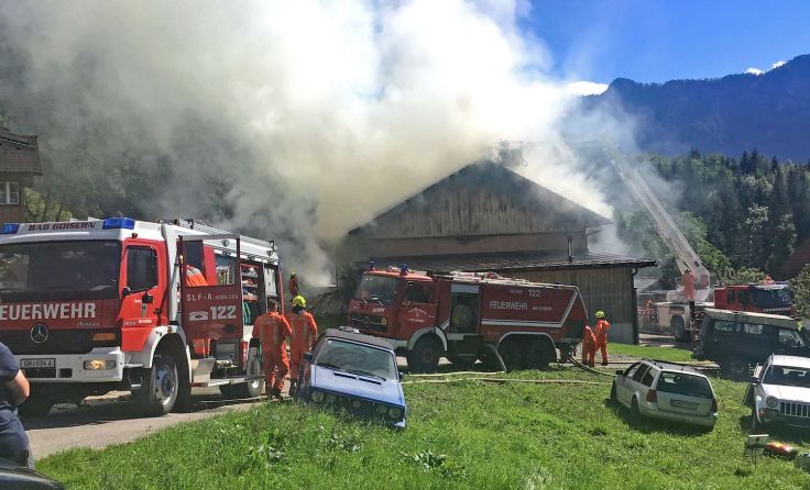 Feuerwehr im Einsatz: Foto: www.ff-badgoisern.at