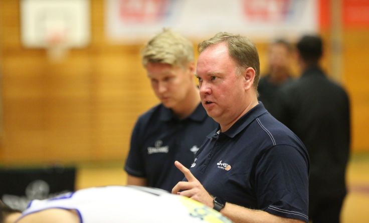 Basket Swans-Headcoach Anton Mirolybov Foto: Swans