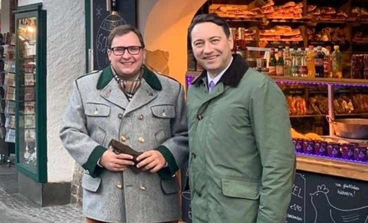 Ronald Eichenauer und Manfred Haimbuchner (v. li.) Foto: FPÖ