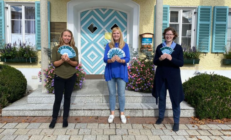 Anna Kroismayr, Elisabeth Feichtinger und Carina Rumpold (v. li.) Foto: Marktgemeinde Altmünster