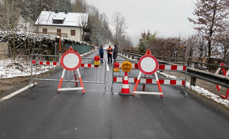 B152 zwischen Steinbach und Weißenbach gesperrt. Foto: Tom Leitner