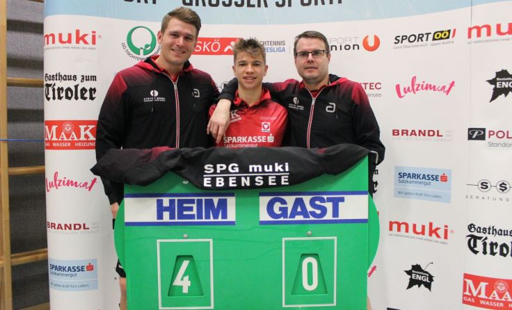 Das Tischtennis-Trio aus Ebensee. Foto: SPG muki Ebensee