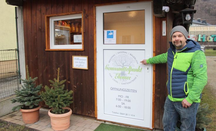 Markus Loidl bietet in seinem Laden Lebensmittel aus der Region an Foto: WKO