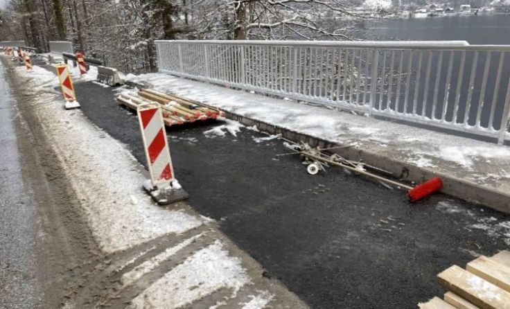 Generalsanierung der Halbbrücken in Hallstatt Foto: Land OÖ