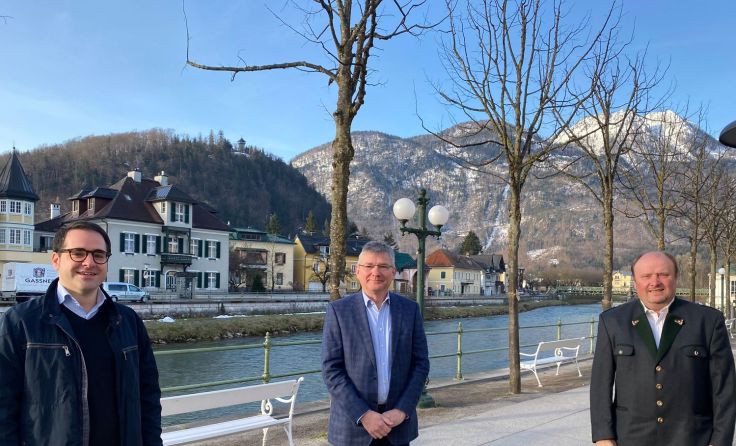 Alexander Scheutz, Walter Erla und Markus Schiendorfer Foto: Ischl kann mehr