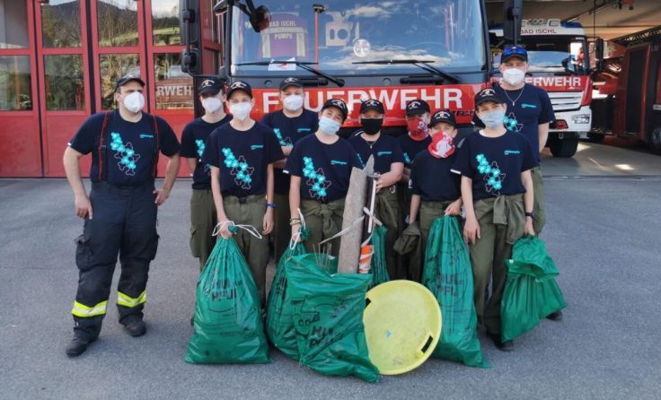 Mitglieder der Feuerwehr Jugendgruppe (Foto: ff-badischl.at)