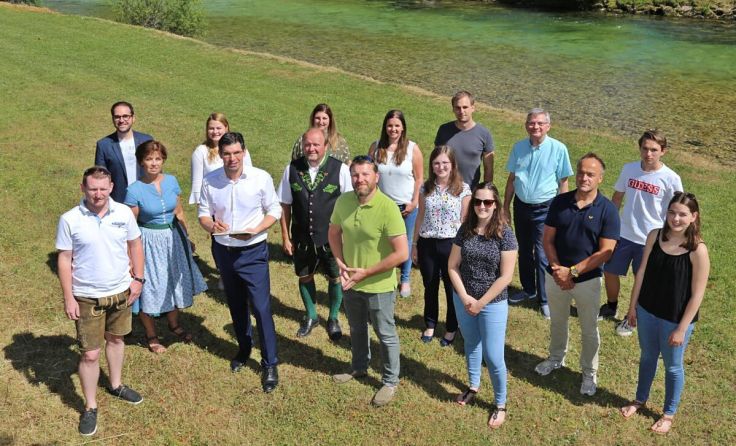 Das Team rund um die neue Liste von Hannes Mathes (Foto: Hörmandinger)
