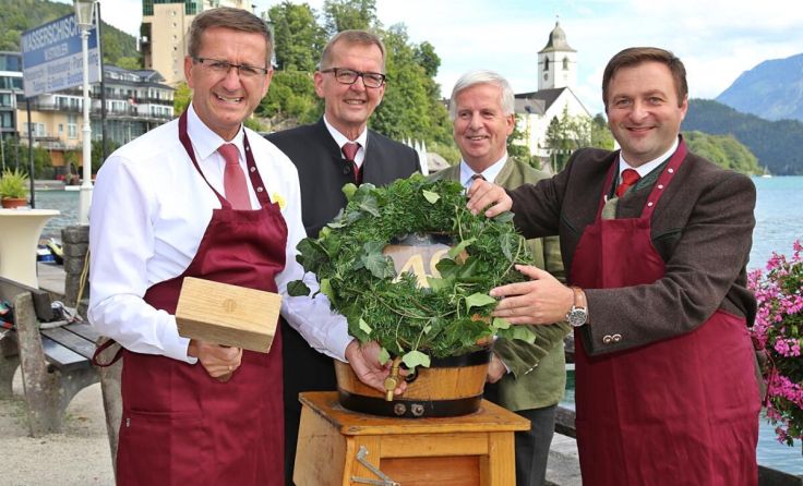 Markus Achleitner, Hans Wieser, Wolfgang Eisl, Franz Eisl (v. li.) (Foto: Hörmandinger)