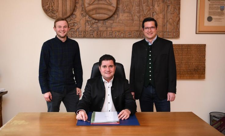 Stefan Heißl, Christoph Schragl, Andreas Moser (v. l.) (Foto: Foto: Gemeinde Traunkirchen)