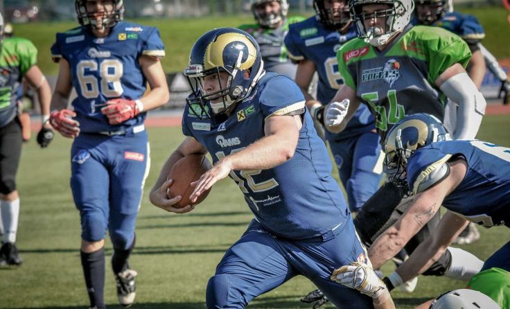 Football Rams aus Gmunden Foto: Hans Feichtinger