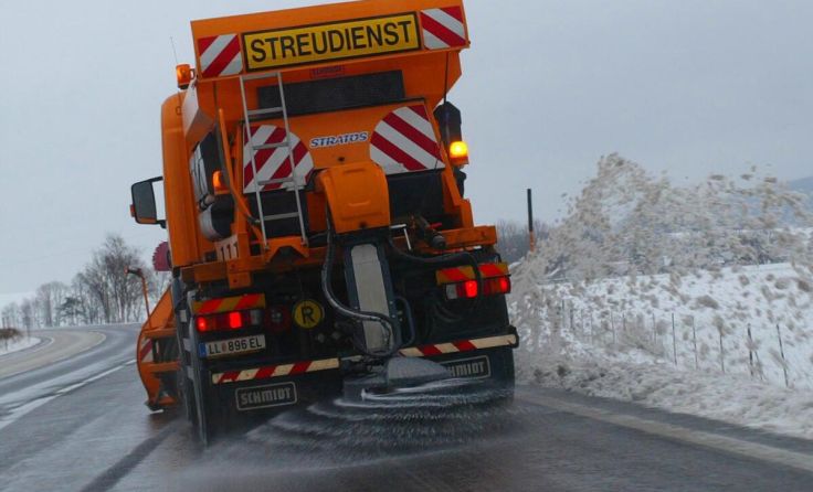Winterdienst, Streudienst, (Foto: Thomas Leitner)