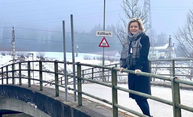Ines Schiller in Mitterweissenbach. Foto: Stadtgemeinde Bad Ischl