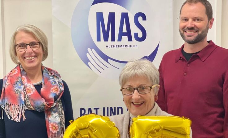Edith Span, Obfrau und Gründerin Felicitas Zehetner, Gerald Kienesberger (Foto: MAS Alzheimerhilfe)