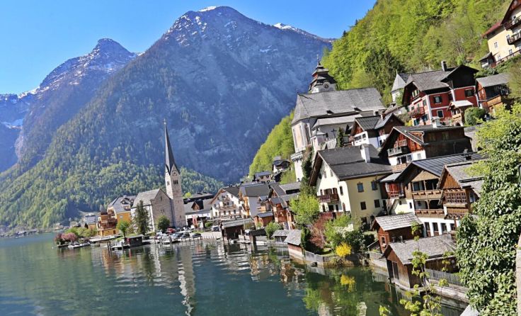 Der Welterbe-Ort Hallstat im Salzkammergut (Foto: Hörmandinger)