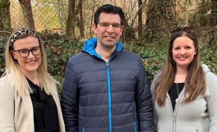 Andrea Simunovic, Hannes Mathes, Stefanie Reischmann (Foto: privat)
