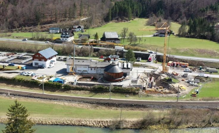 Umbau der Kläranlage des RHV Hallstättersee in vollem Gang (Foto: RHV Hallstättersee)