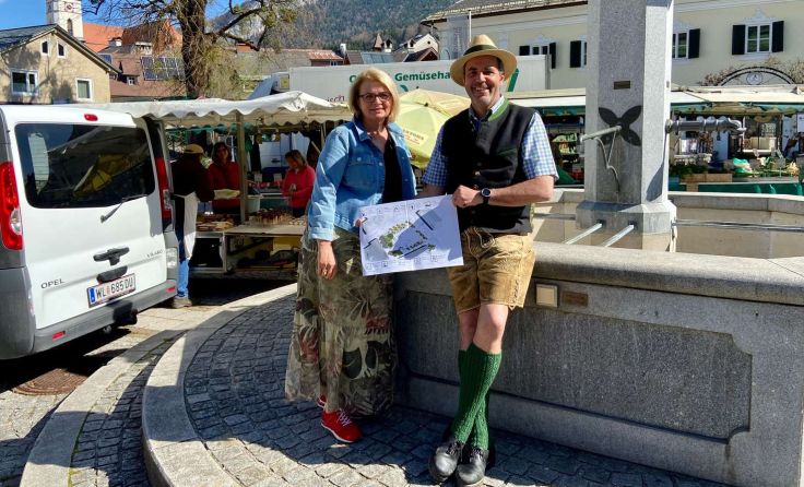 Vizebürgermeisterin Traudi Glas und Bürgermeister Leopold Schilcher (Foto: Schilcher)
