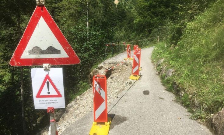 Der Koppental-Radweg muss saniert werden. (Foto: Gemeinde Obertraun/Alfred Höll)