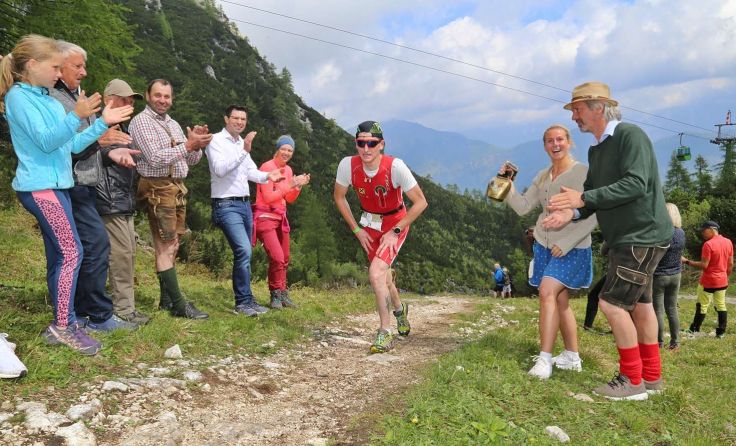 Berglauf auf die Katrin. (Foto: Hörmandinger)
