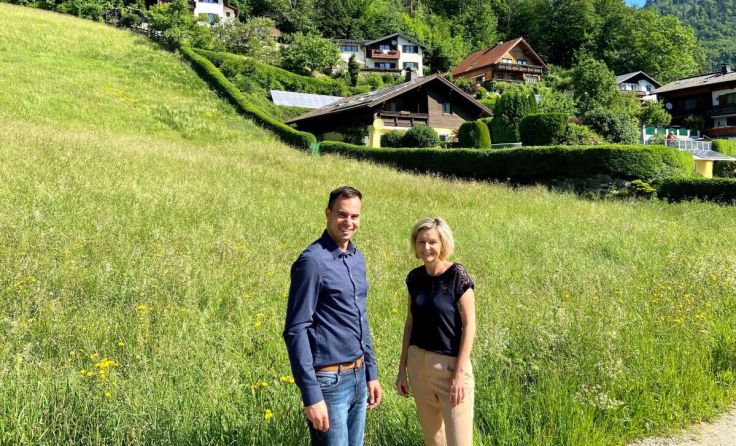 Landtagsabgeordneter Mario Haas (SPÖ) und Bürgermeisterin Ines Schiller (Foto: Haas)