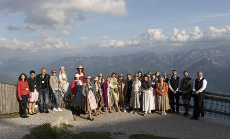 Teilnehmer auf dem Schafberg (Foto: WKO Gmunden)