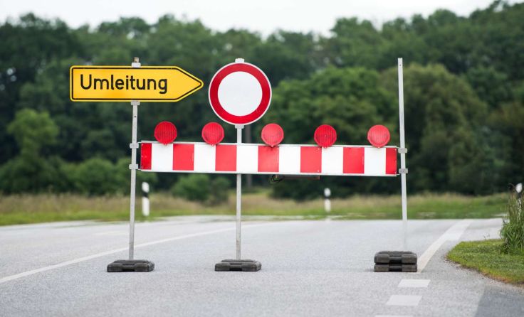 Sechs Wochen wird im Salzkammergut umgeleitet. (Foto: benjaminnolte/stock.adobe.com)
