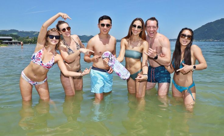 Badeseen locken bereits mit angenehmen Temperaturen (Foto: Hörmandinger)