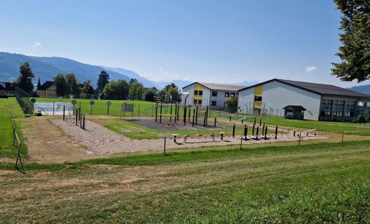 Hier entsteht der neue Calisthenics Fitnesspark (Foto: Marktgemeinde Seewalchen)