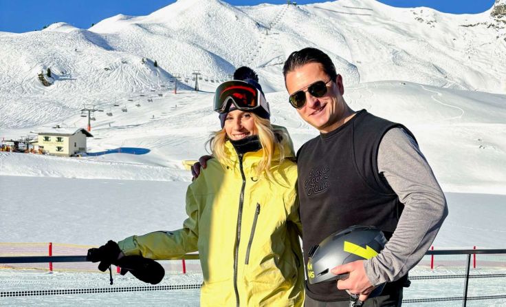 Anna Gasser und Andreas Gabalier (Foto: Vanhans)