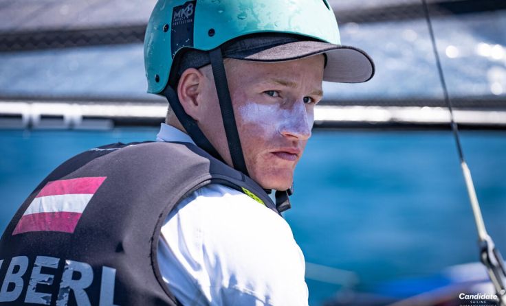 Lukas Haberl nimmt an den Olympischen Sommerspiele in Paris teil (Foto: Candidate Sailing)