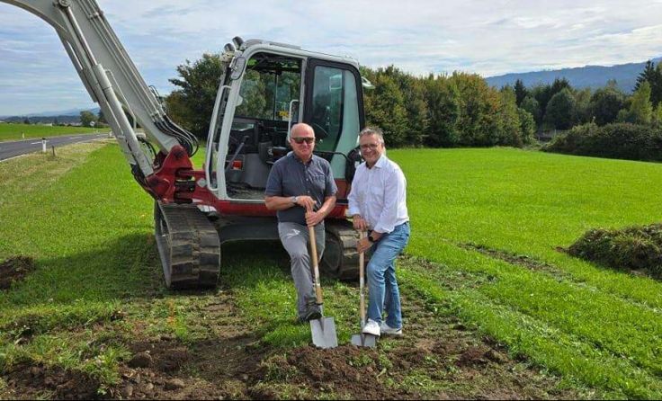 Straßenmeister Wolfgang Obermair und Bürgermeister Gerald Egger (Foto: Egger)