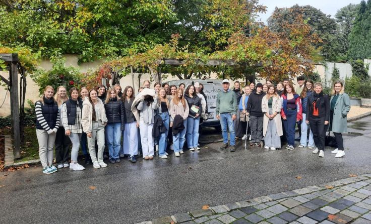Schüler auf ihrer Genussreise (Foto: HLW Wolfgangsee)